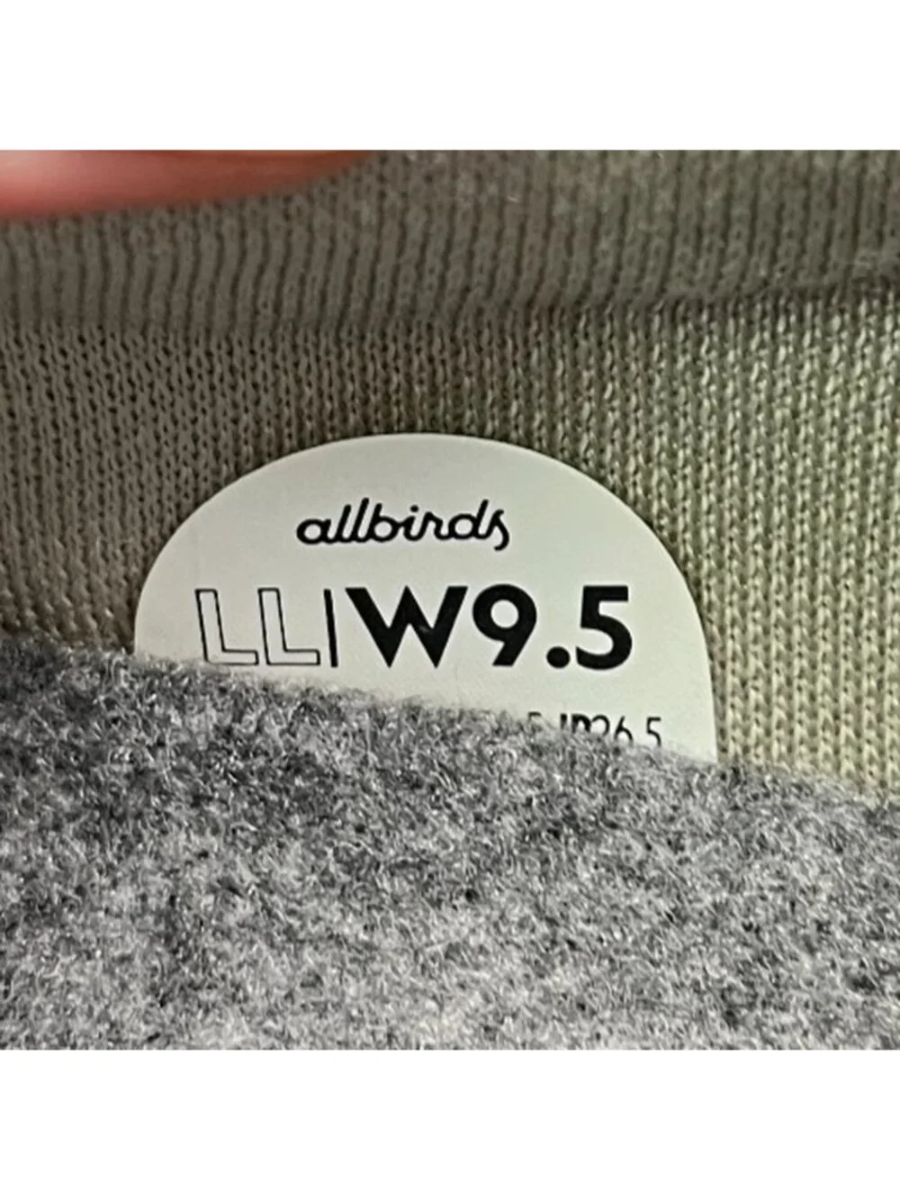 Allbirds Lounger Lift Womens Size 9.5 Gray Casual Knit Slip On Shoes Sneakers